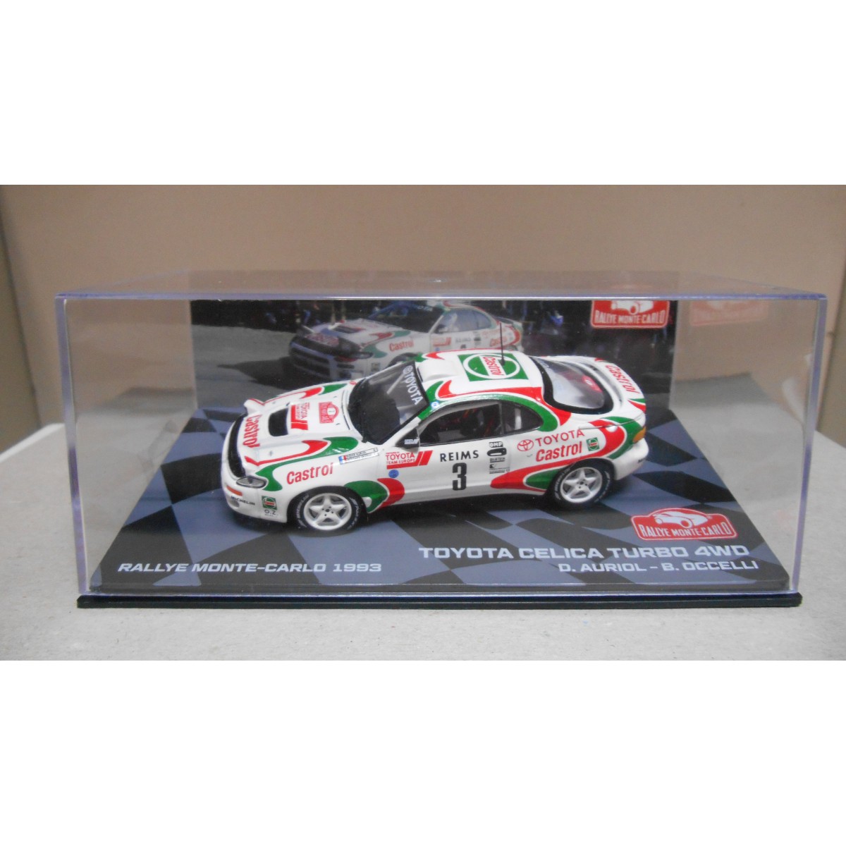 TOYOTA CELICA TURBO 4WD RALLY MONTE CARLO 1993 AURIOL 143 EAGLEMOSS