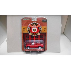 FIRE/POMPIERS/BOMBEROS CHEVROLET C-20 INDIANA 1986 FIRE RESCUE 1:64 GREENLIGHT