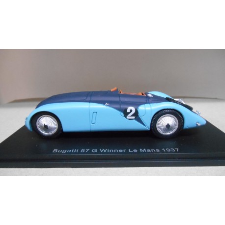 BUGATTI TYPE 57 G WINNER 24H LE MANS 1937 1:43 SPARK DeAGOSTINI
