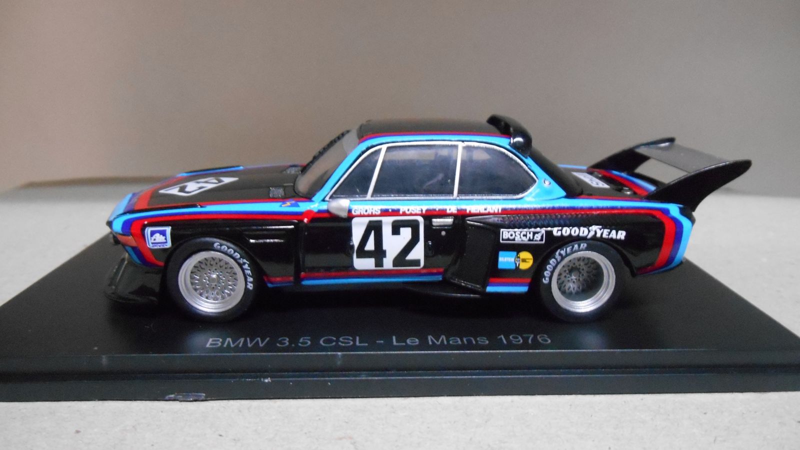 BMW 3.5 CSL 24H LE MANS 1976 1:43 SPARK DeAGOSTINI - BCN