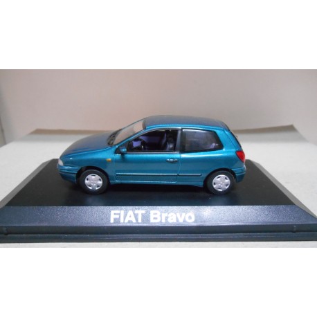 FIAT BRAVO BLUE/GREEN 1:43 NOREV 771102 URNA RAJADA/V FOTO