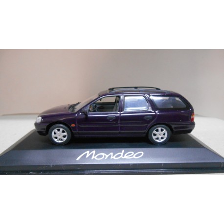 FORD MONDEO 2 BREAK SW FAMILIAR BLACK 1997 1:43 DEALER MINICHAMPS