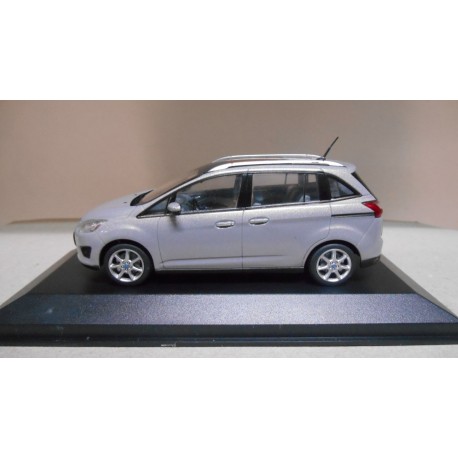 FORD GRAND C-MAX 2010 SILVER 1:43 DEALER MINICHAMPS