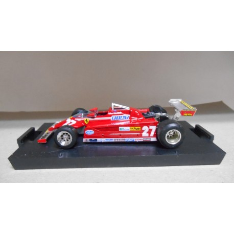 FERRARI 126 CK WINNER GP MONTE CARLO 1981 VILLENEUVE FORMULA F1 1:43 BRUMM