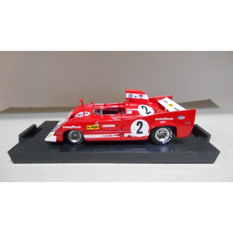 ALFA ROMEO 33 TT12 WINNER 1000 KM SPA 1975 PESCAROLO-BELL 1:43 BRUMM