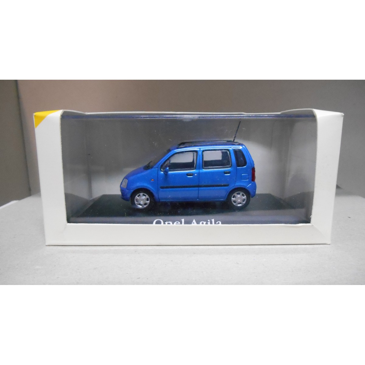 OPEL AGILA A BLUE 1:43 DEALER MINICHAMPS - BCN STOCK CARS