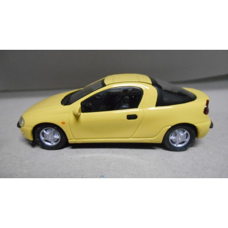 OPEL TIGRA A YELLOW 1:43 DEALER SCHUCO