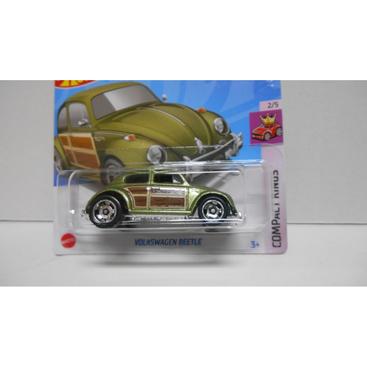 VOLKSWAGEN BEETLE 2/5 COMPACT KINGS 164 HOT WHEELS BCN STOCK CARS