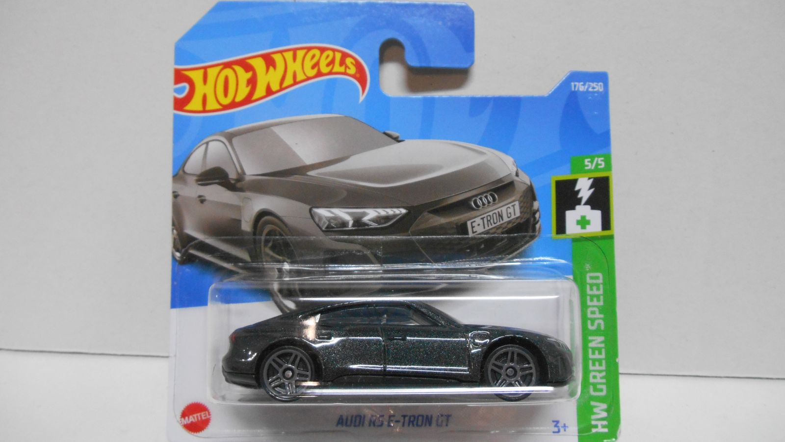 AUDI RS E-TRON GT 5/5 GREEN SPEED 1:64 HOT WHEELS BCN STOCK CARS