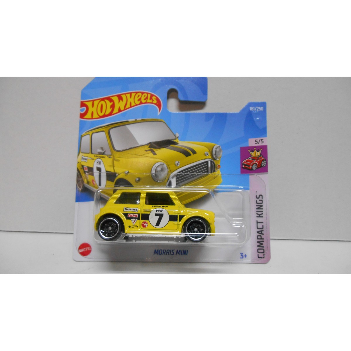 MORRIS MINI n7 YELLOW 5 5 COMPACT KINGS 1 64 HOT WHEELS BCN STOCK CARS