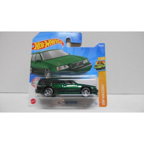 VOLVO 850 ESTATE GREEN 2/5 WAGONS 1:64 HOT WHEELS