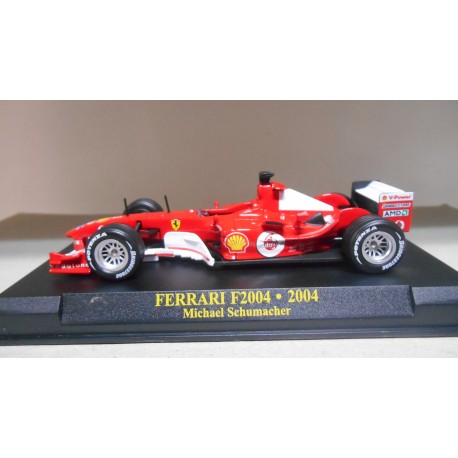 FERRARI F2004 2004 M.SCHUMACHER FORMULA F1 1:43 IXO ALTAYA HARD BOX EX PRIVADO