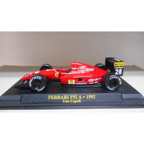 FERRARI F92 A 1992 I.CAPELLI FORMULA F1 1:43 IXO ALTAYA HARD BOX EX PRIVADO