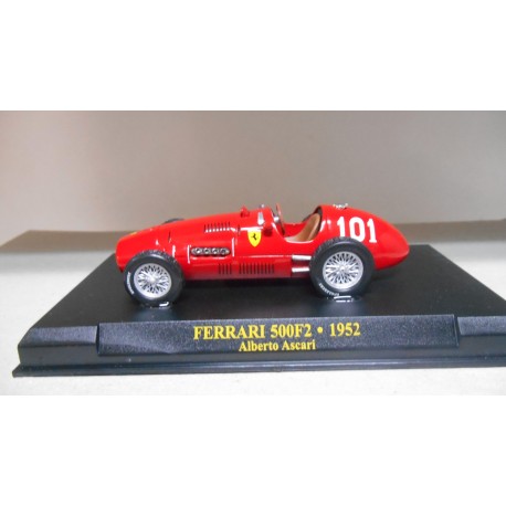 FERRARI 500 F2 1952 A.ASCARI FORMULA F1 1:43 IXO ALTAYA HARD BOX EX PRIVADO