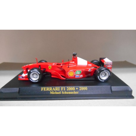 FERRARI F1 2000 2000 M.SCHUMACHER FORMULA F1 1:43 IXO ALTAYA HARD BOX EX PRIVADO