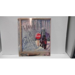 PLACA/PLAQUE/PLATE METAL DECORACION " HAVE A COKE COCA-COLA " 24cm x 20cm