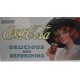 PLACA/PLAQUE/PLATE METAL DECORACION " DELICIOUS AND REFRESHING COCA-COLA " 30cm x 16cm