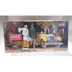 PLACA/PLAQUE/PLATE METAL DECORACION " DELICIOUS REFRESHING COCA-COLA " 31'5cm x 215cm