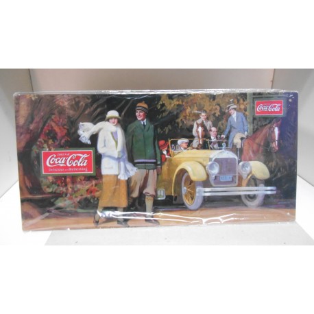 PLACA/PLAQUE/PLATE METAL DECORACION " DELICIOUS REFRESHING COCA-COLA " 31'5cm x 215cm