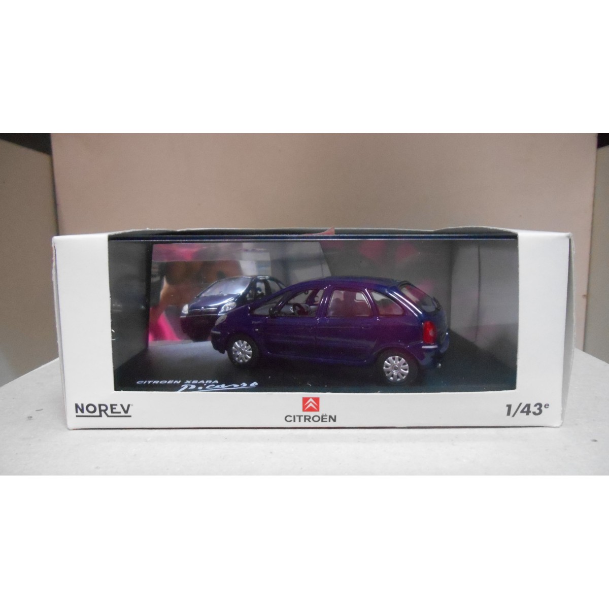 CITROEN XSARA PICASSO 2003 BLUE MET 1:43 NOREV DEALER - BCN STOCK CARS