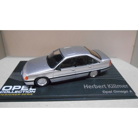 OPEL OMEGA A SILVER 1:43 EAGLEMOSS IXO