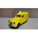 CITROEN 2CV FOURGONNETTE MICHELIN 1:43 HACHETTE NOREV DEFECTUOSA