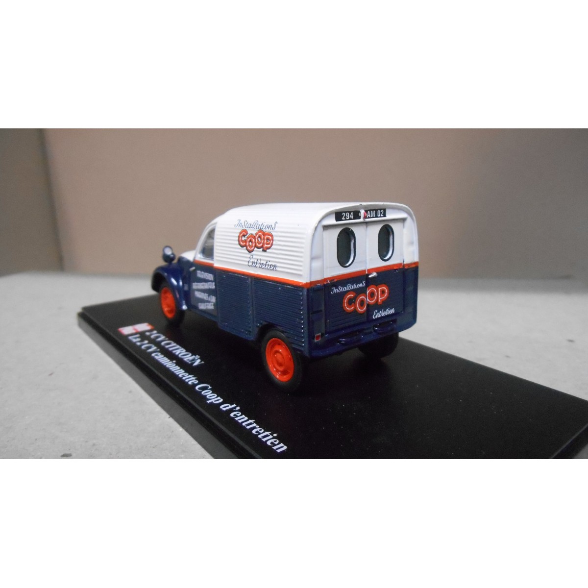 Modèle Réduit Citroën 2CV Camionnette Philips/Eligor - Échelle 1/43, Occasion Collection