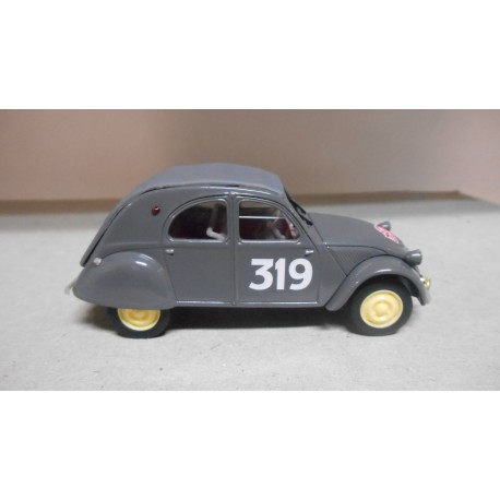 CITROEN 2CV 1954 RALLY MONTE CARLO 1:43 NOREV HACHETTE USADO/EX PRIVADO
