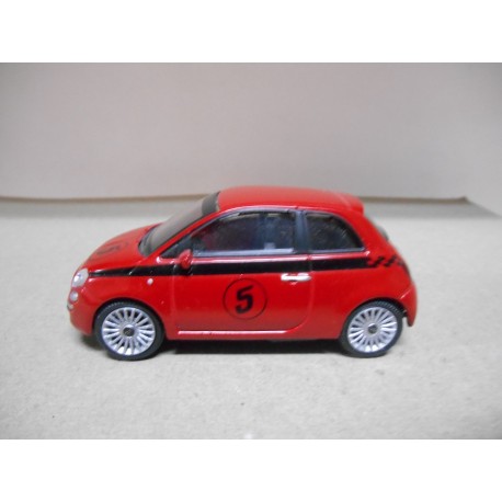 FIAT 500 ABARTH n5 RED/BLACK 1:43 MONDO MOTORS USADO/EX PRIVADO