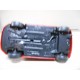 FIAT 500 ABARTH n5 RED/BLACK 1:43 MONDO MOTORS USADO/EX PRIVADO