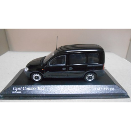 OPEL COMBO C TOUR 2002 BLACK 1:43 MINICHAMPS