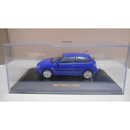 SEAT IBIZA 2.0 BLUE 2002 1:43 IXO MODEL MOC047