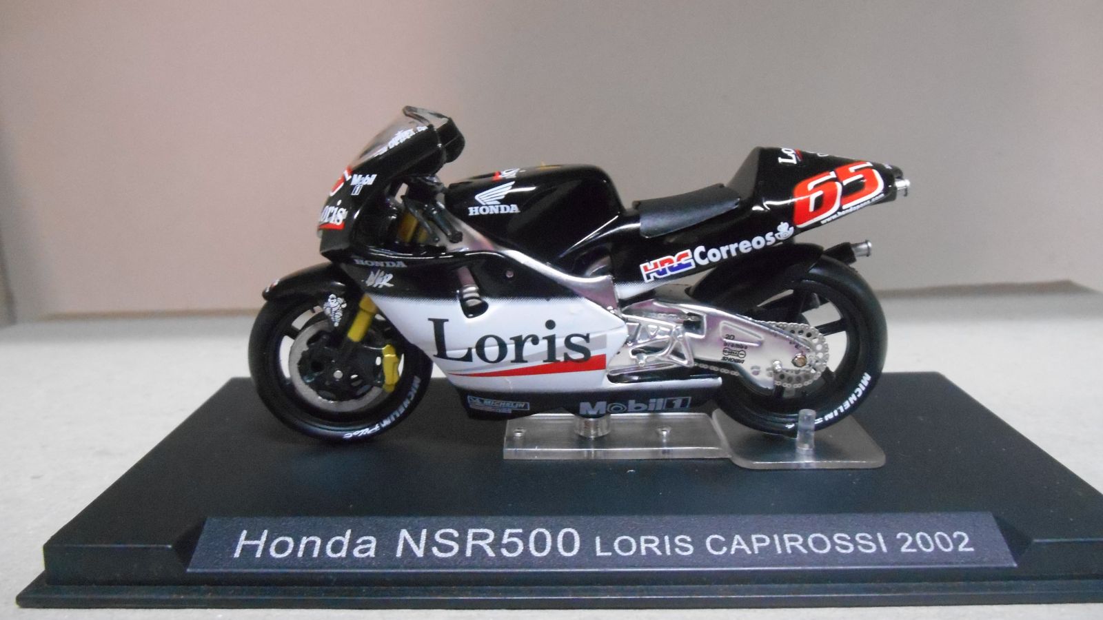 HONDA NSR 500 LORIS CAPIROSSI 2002 MOTO/BIKE 1:24 ALTAYA IXO - BCN