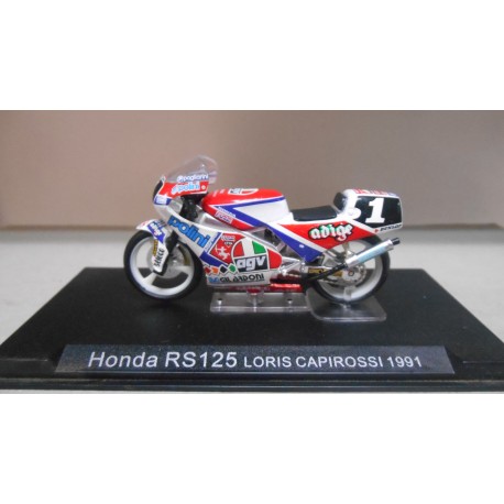 HONDA RS 125 LORIS CAPIROSSI 1991 MOTO/BIKE 1:24 ALTAYA IXO