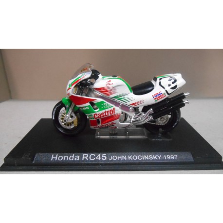 HONDA RC 45 JOHN KOCINSKY 1997 MOTO/BIKE 1:24 ALTAYA IXO