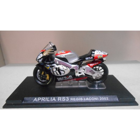 APRILIA RS3 REGIS LACONI 2002 MOTO/BIKE 1:24 ALTAYA IXO