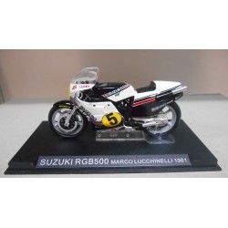 SUZUKI RGB 500 MARCO LUCCHINELLI 1981 BIKE/MOTO 1:24 ALTAYA IXO