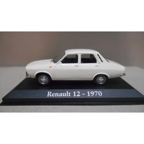RENAULT 12 BLANCO/WHITE 1970 1:43 IXO RBA