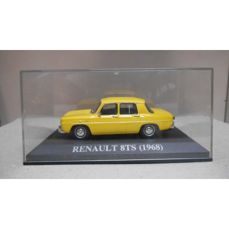 RENAULT 8 1968 TS AMARILLO/YELLOW MATRICULA ESPAÑA 1:43 IXO ALTAYA