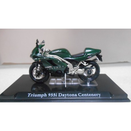 TRIUMPH 955i DAYTONA CENTENARY MOTO/BIKE n117 1:24 ATLAS IXO