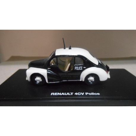 RENAULT 4CV PIE 1956 POLICE PARIS 1:43 ATLAS ELIGOR URNA MAL/V FOTO