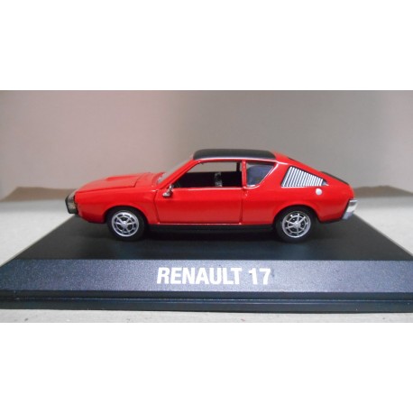 RENAULT 17 RED/ORANGE  1:43 DEALER NOREV