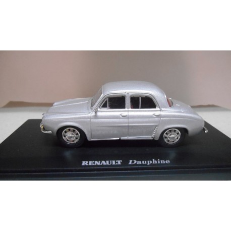 RENAULT DAUPHINE SILVER 1:43 UNIVERSAL HOBBIES USADO/VER FOTOS