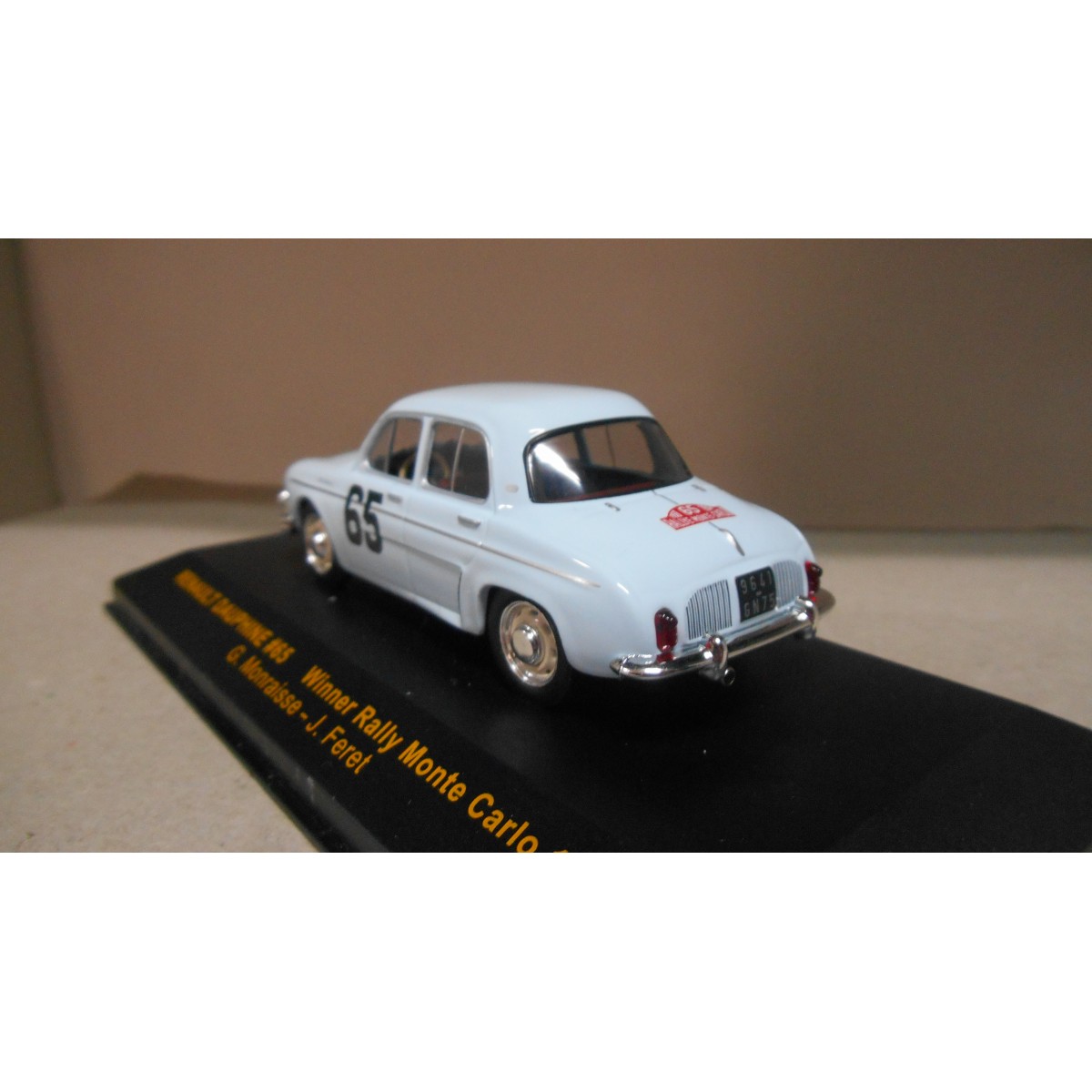 RENAULT DAUPHINE RALLY MONTE CARLO 1958 MONRAISSE 143 IXO RAC103 BCN