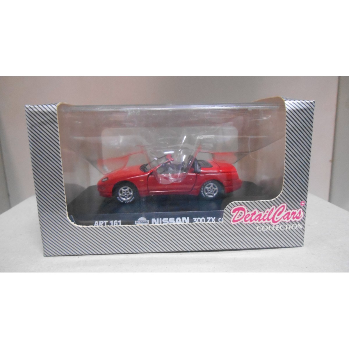 NISSAN 300 ZX CONVERTIBLE RED FAIRLADY Z32 1:43 DETAIL CARS ART