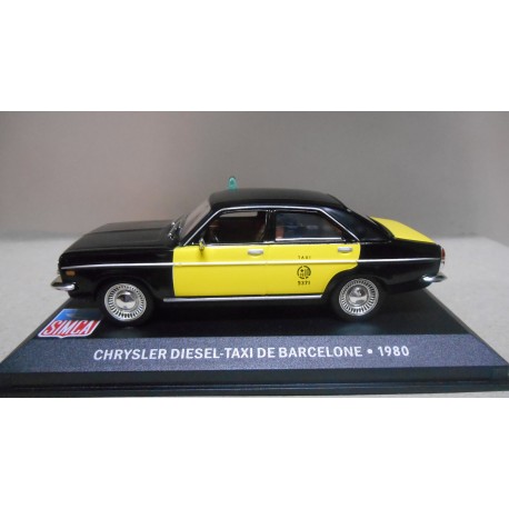 CHRYSLER (180) DIESEL 1980 TAXI BARCELONA 1:43 ALTAYA IXO