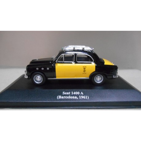 SEAT 1400 A 1961 TAXI BARCELONA 1:43 ALTAYA IXO