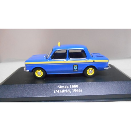 SIMCA 1000 1966 TAXI MADRID 1:43 ALTAYA IXO