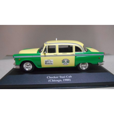 CHECKER TAXI CAB 1980 TAXI CHICAGO USA 1:43 ALTAYA IXO