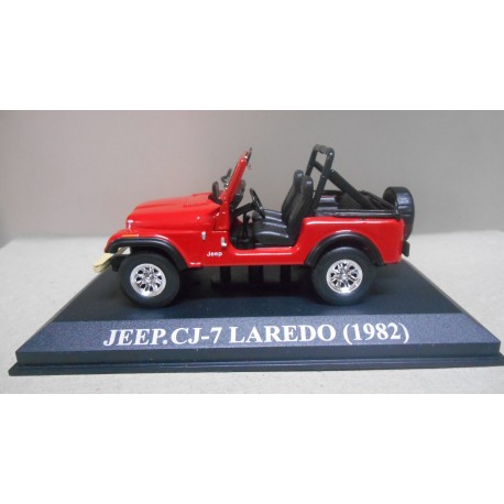 JEEP CJ-7 LAREDO 1982 MATRICULA ESPAÑA 1:43 ALTAYA IXO EX COL PRIVADO